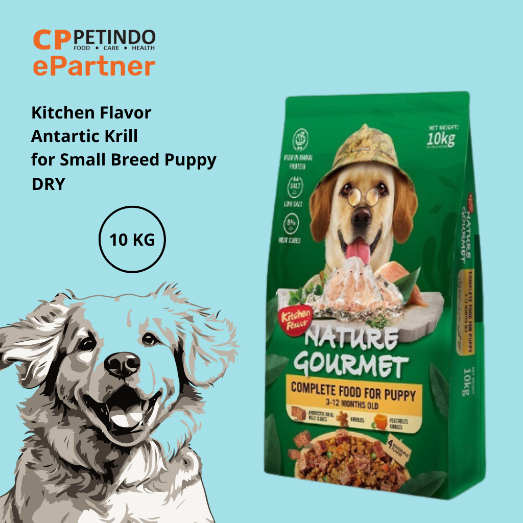 Jual CPPETINDO Kitchen Flavor Antarctic Krill Small Breed Puppy Food ...