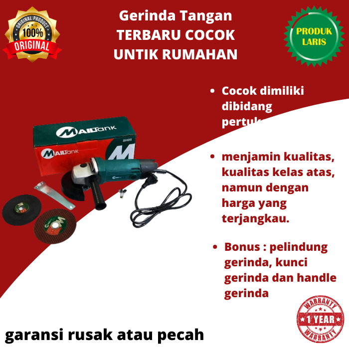 Jual Mesin Gurinda Tangan Warna Grinda Poles Modern Grenda Cod Original ...