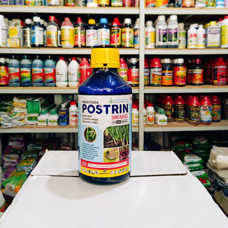 Jual Insektisida Postrin 500/50 EC 1 Liter - Pengendali Ulat Grayak ...