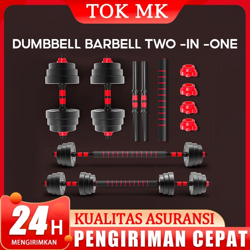 Jual Dumbell Set 20KG Peralatan Fitness Barbel Alat Angkat Beban ...