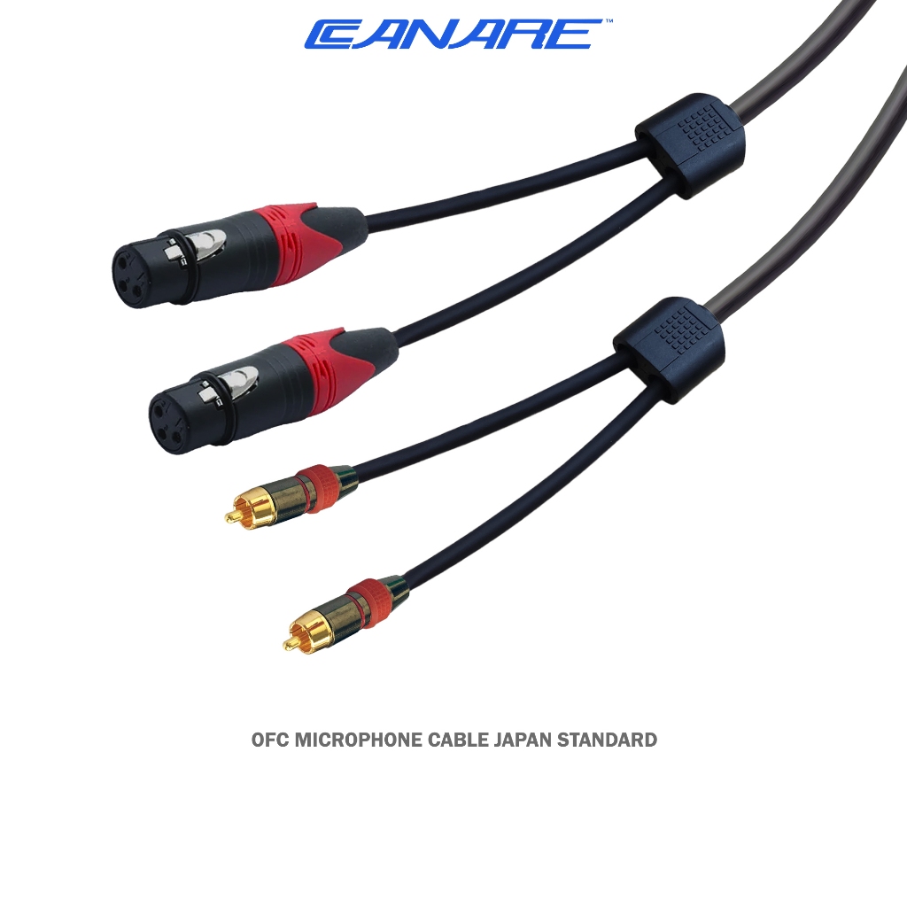 Jual Canare Kabel Audio Power Jack X Xlr Female To X Rca Gold Plate Japan Standard