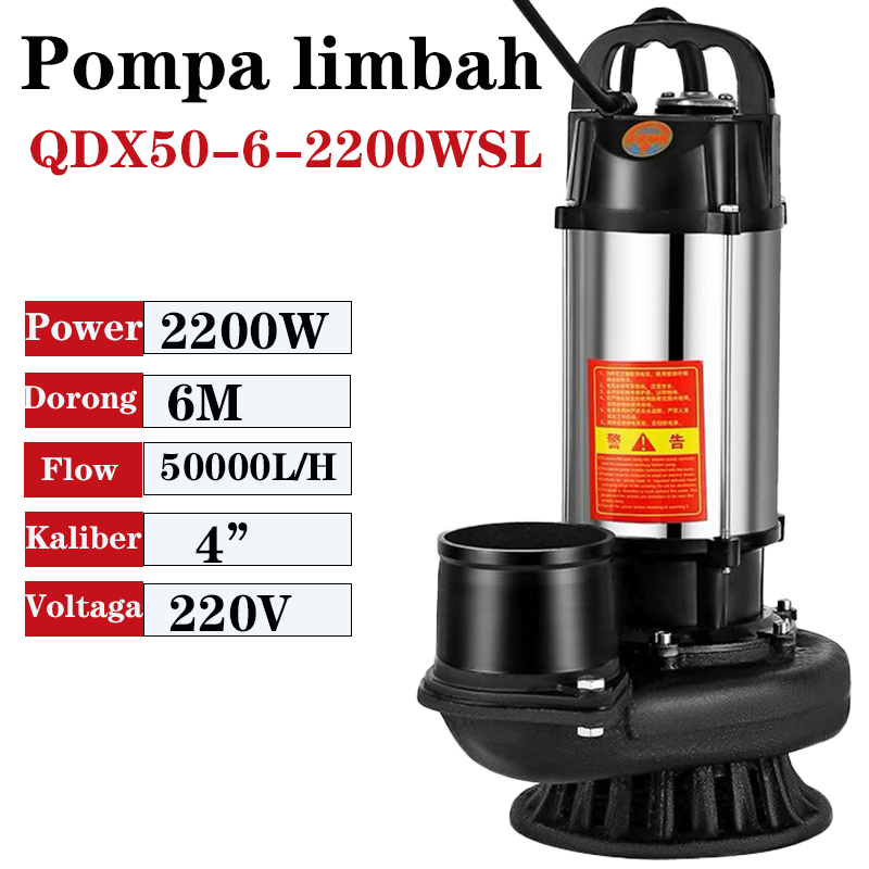 Jual Pompa Celup Air Kotor2200W sewage pump 4inch Mesin Pompa Air Murah