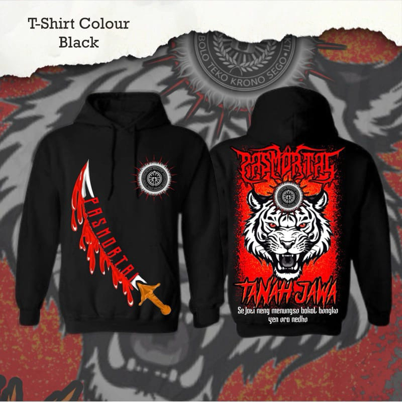 Jual HOODIE PASMORTAL TANAH JAWA DESAIN TERBARU NETRAL | Shopee Indonesia