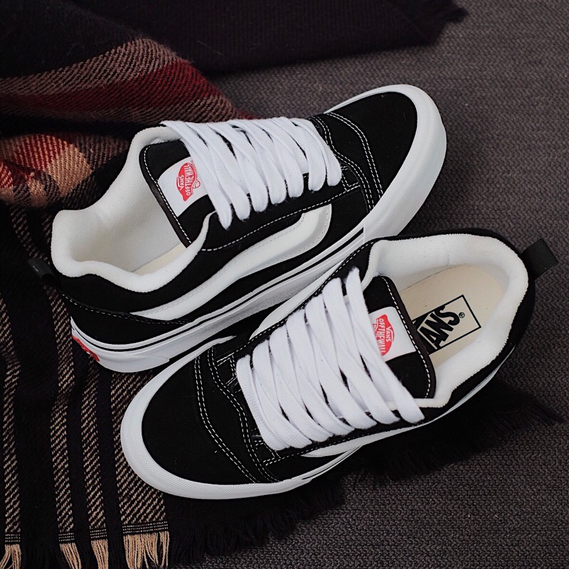 Jual SEPATU VANS ORIGINAL RESMI KNU SKOOL BLACK WHITE | Shopee Indonesia