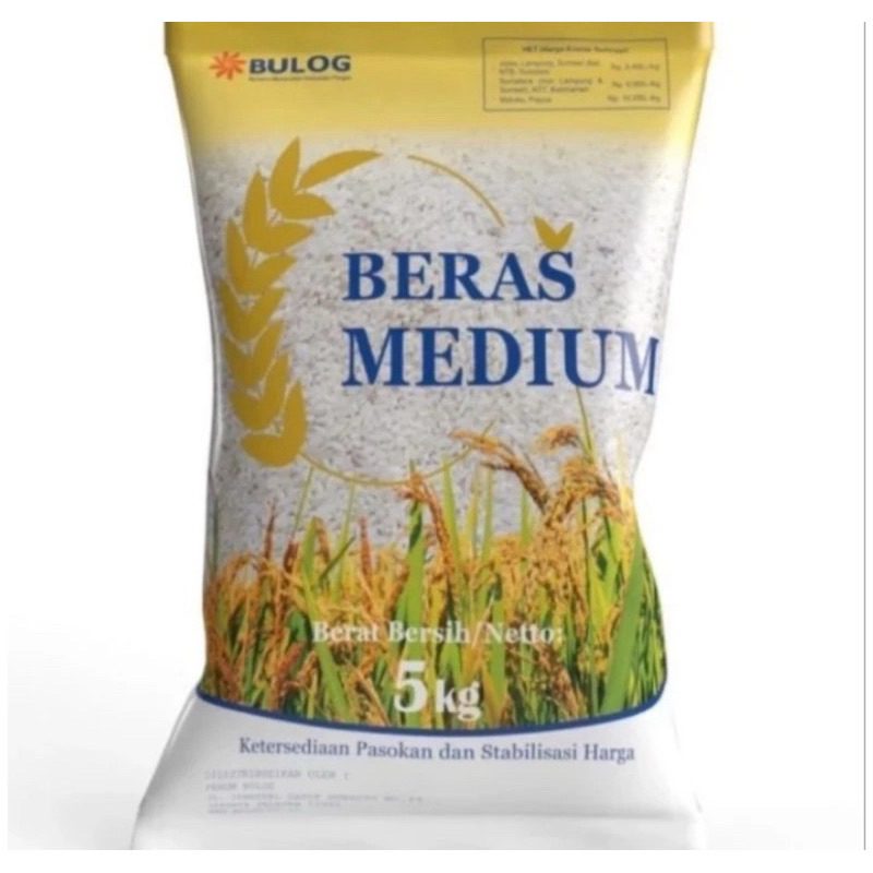Jual BERAS MEDIUM RANDOM 5 KG | Shopee Indonesia
