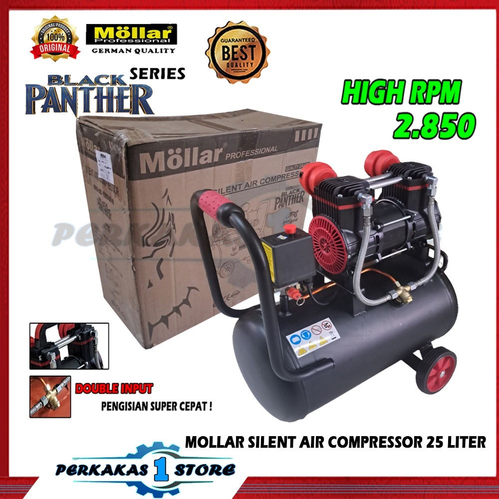 Jual MOLLAR Kompresor Angin Tanpa Oli / Air Compressor Silent MLR ...