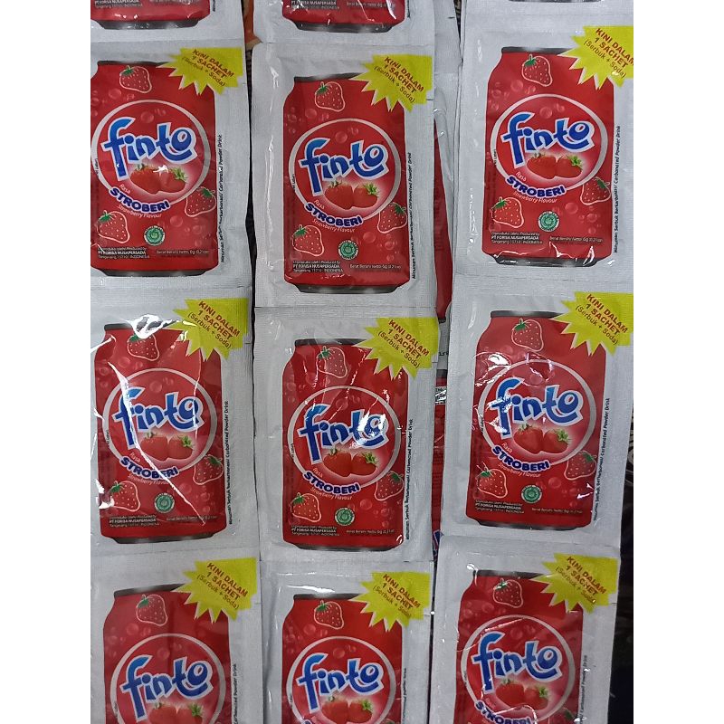 Jual FINTO minuman serbuk rasa buah @ 6 Gr (1 paket 3 Renteng) | Shopee ...