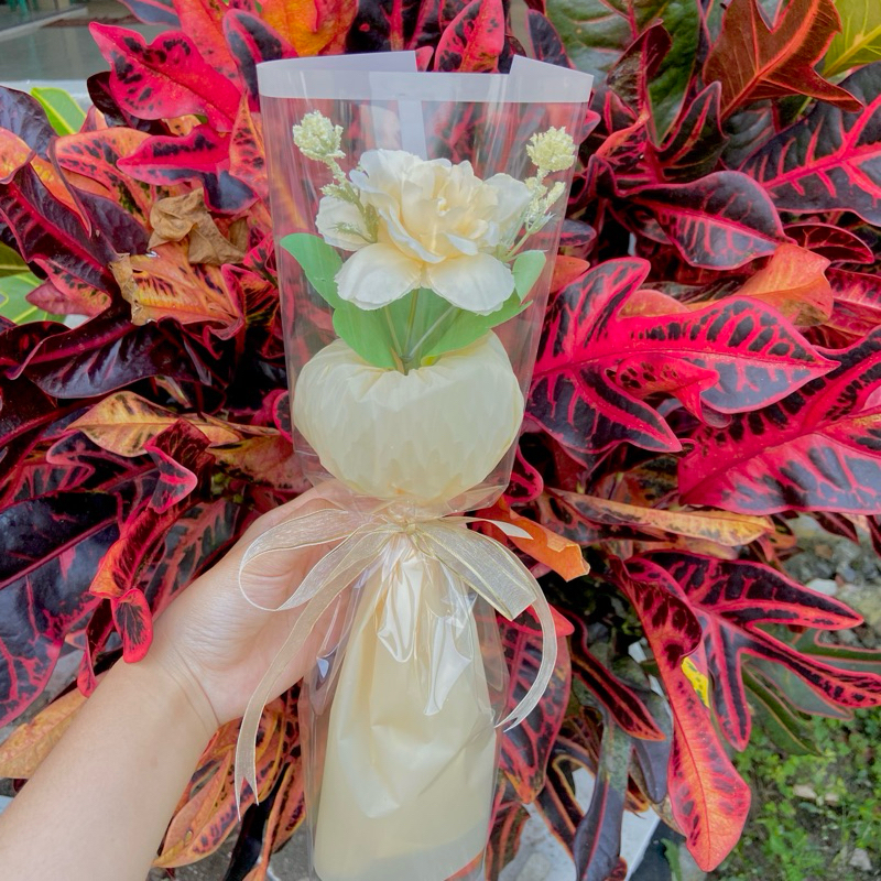 Jual BUKET BUNGA RAJUT TULIP buket mini gift handmade | Shopee Indonesia