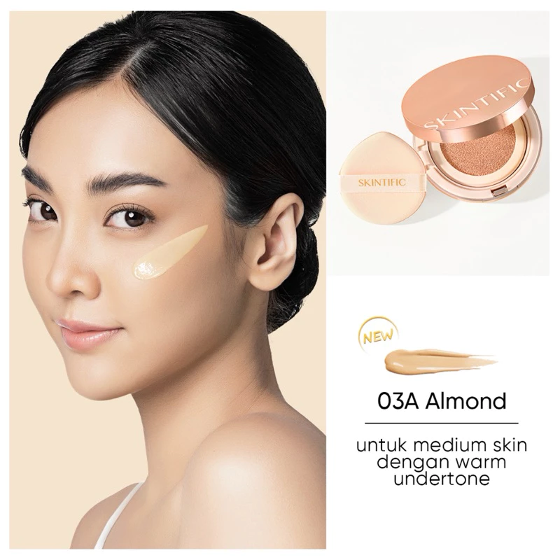Skintific Cushion SPF 35 PA++++ Oil-Control Matte