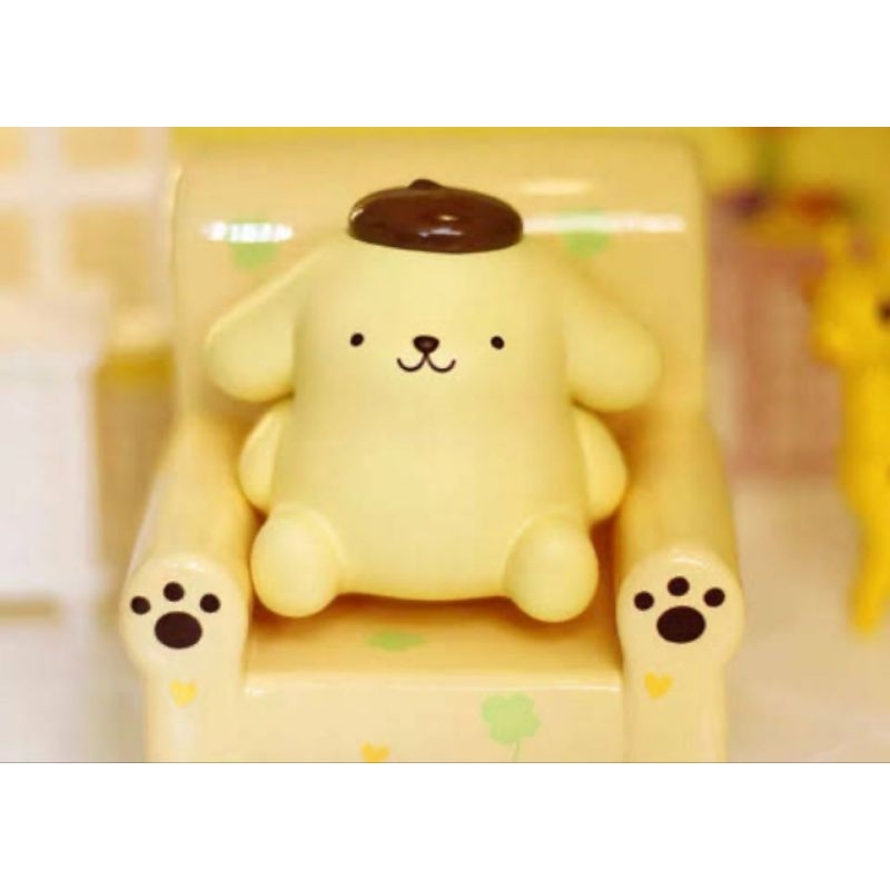 Jual Pompompurin Sleeping Sanrio Characters Sitting Dolls Open Box ...