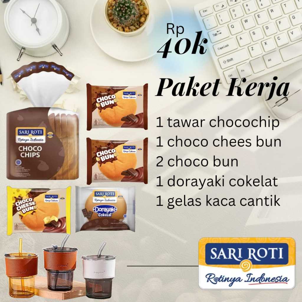 Jual SARI ROTI PAKET KERJA | Shopee Indonesia