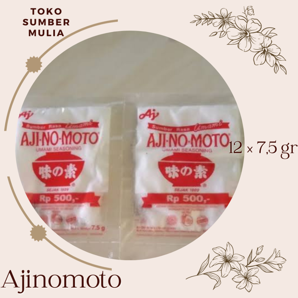 Jual Ajinomoto Rp 500 Renceng 7,5 gram | Shopee Indonesia