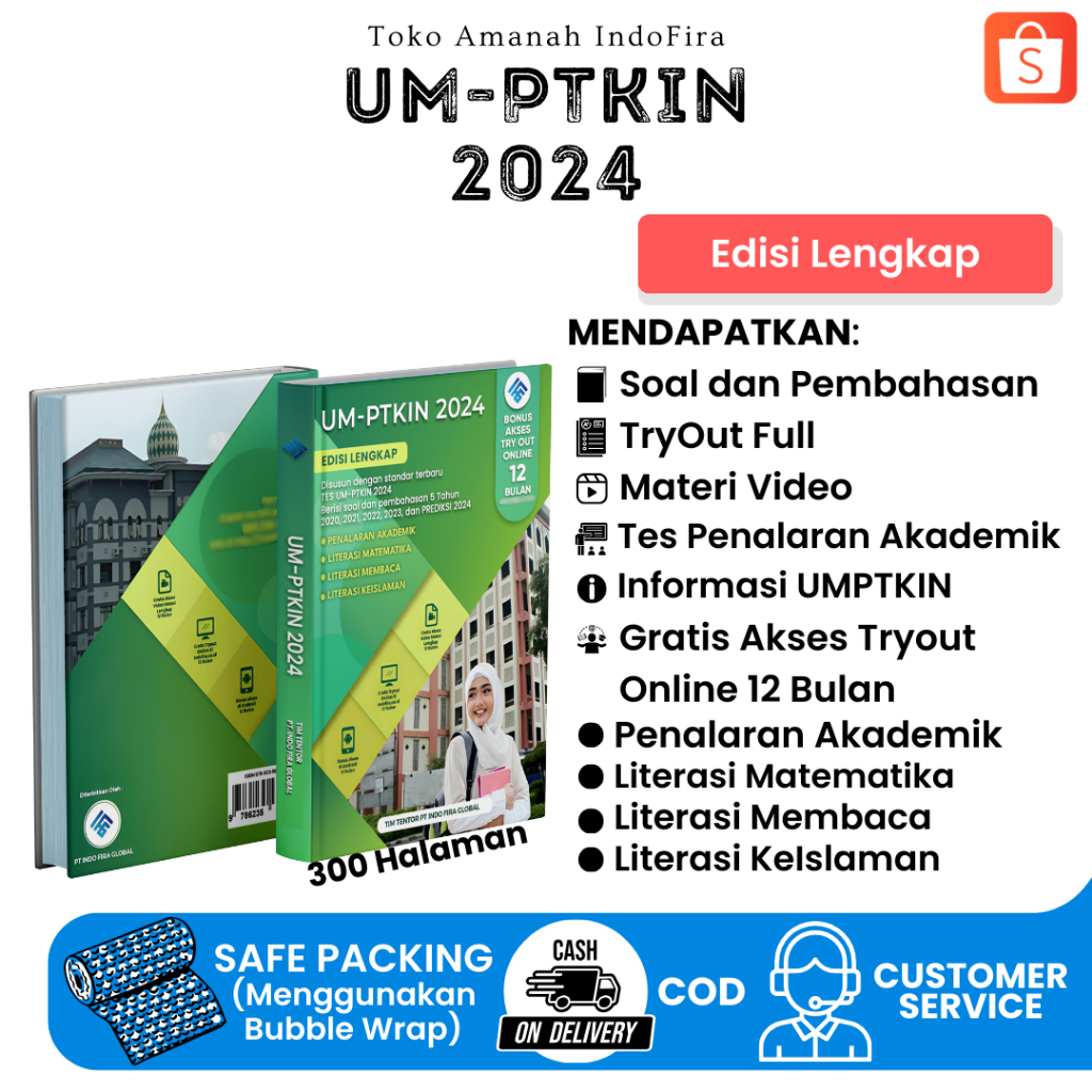 Jual Buku TERBARU UMPTKIN 2024 (Edisi Lengkap Soal + Free Akses E ...