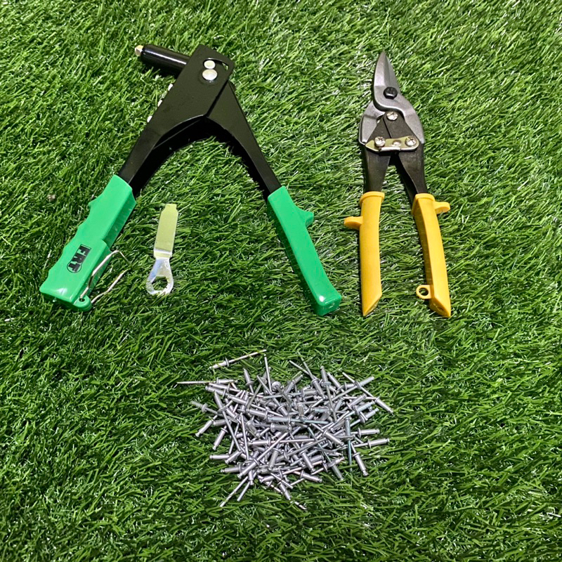 Jual Paket Tang RIVET, Gunting HOLO dan Paku RIVET 100 Pcs | Shopee ...