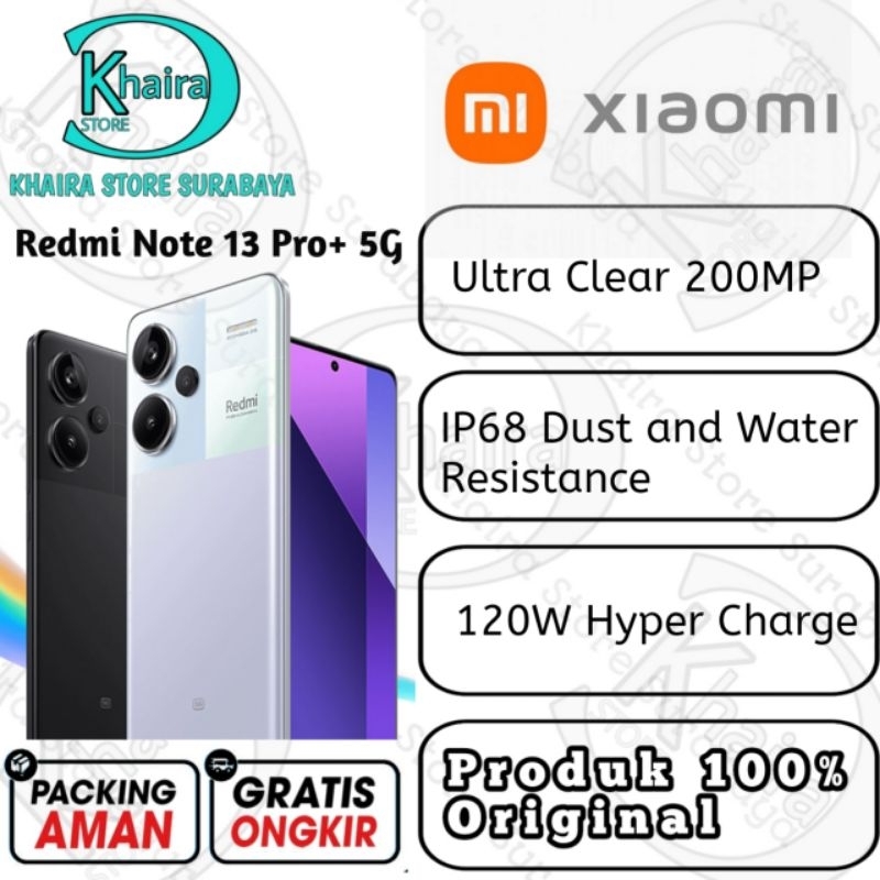 Jual Xiaomi Redmi Note 13 Pro+ 5G 100% Original & Bergaransi Resmi ...