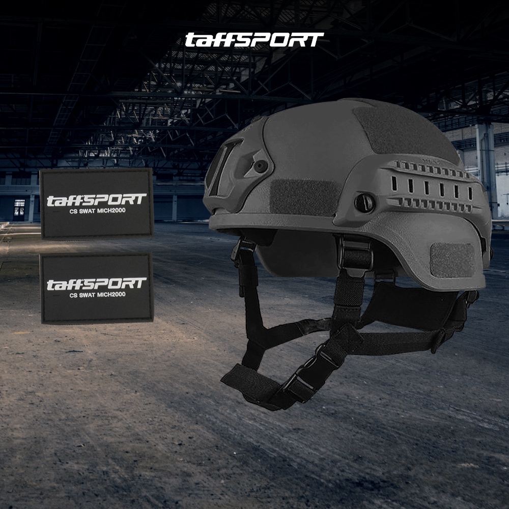 Jual Helm Tactical Airsoft Gun Paintball CS SWAT Helmet Black Helm pain ...