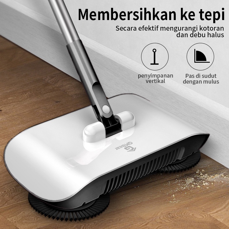 Gm Bear Sapu Lantai Otomatis 1085 - Ultra Broom Dorong Pembersih - foto 4