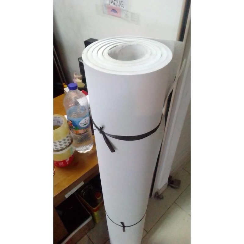 Jual Spon Eva putih/Sponge busa ati tebel 8mm x 120cm x 210cm | Shopee ...