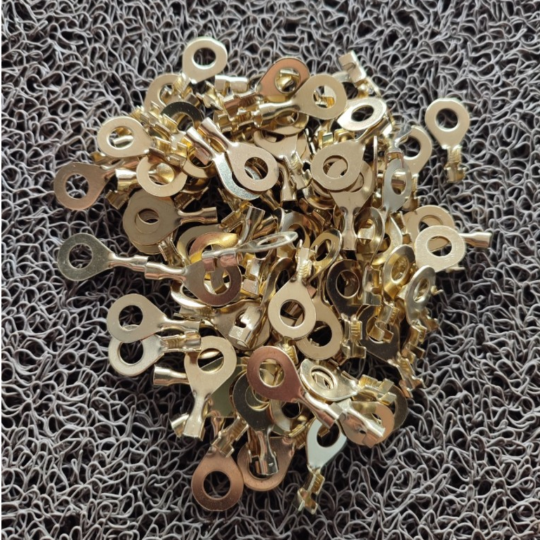 Jual Terminal Skun Konektor Kabel Bulat / Skun Bulat Aki M6 6mm Baut 10 ...