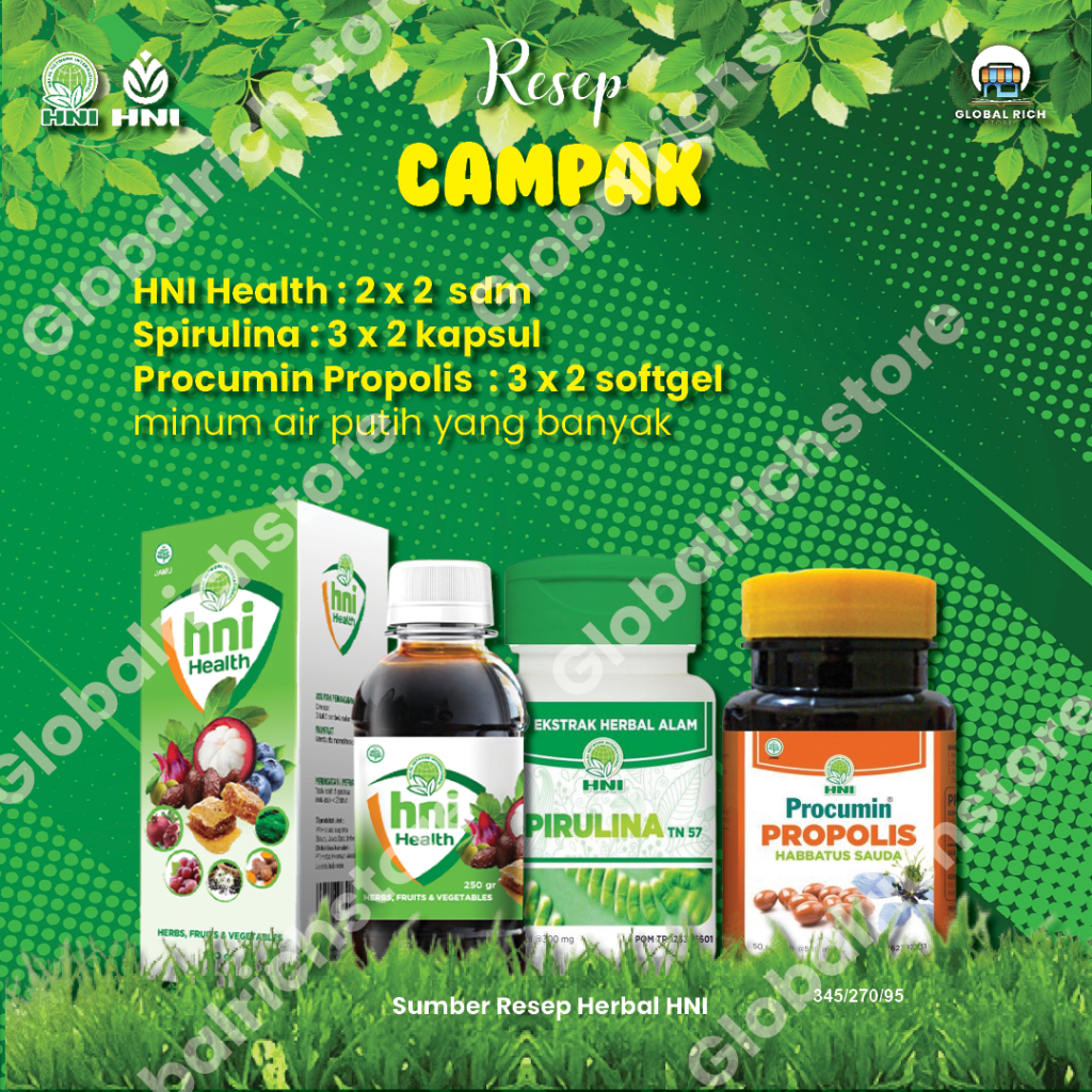 Jual Resep Herbal Atasi Campak,Flu & pilek anak, Daya tahan tubuh ...