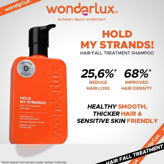 Jual Wonderlux Hold My Strands! Shampoo Hair Fall Treatment 250ml ...