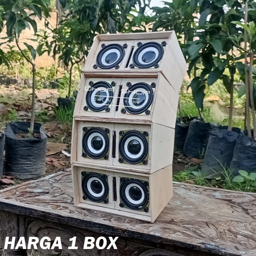 Jual PAKET 1 Box Line Array 2 inch isi 2 Speaker 2 inch Fullrange 3 ...