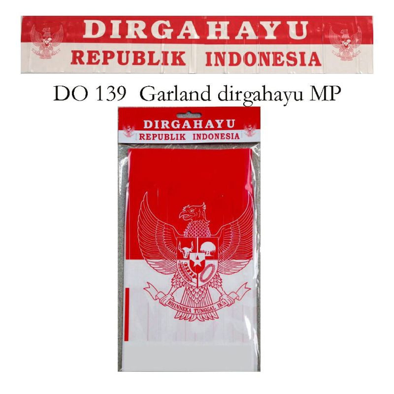 TIRAI PINTU FOIL BANNER HUT RI 17 AGUSTUSAN DEKOR FOIL PINTU