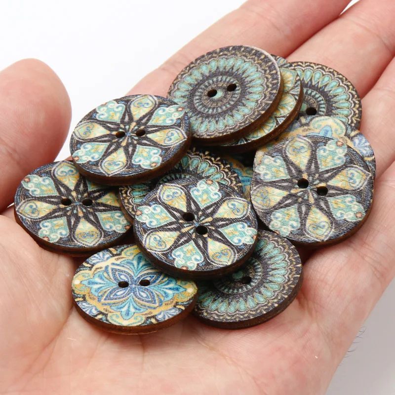Jual Kancing Kayu Etnik 20mm ED (10pcs) | Shopee Indonesia