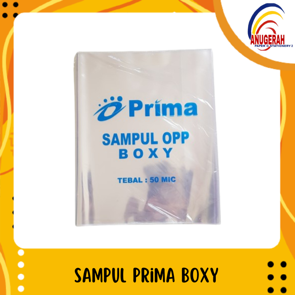 Jual PRIMA BOXY SAMPUL PLASTIK (PAK) | Shopee Indonesia