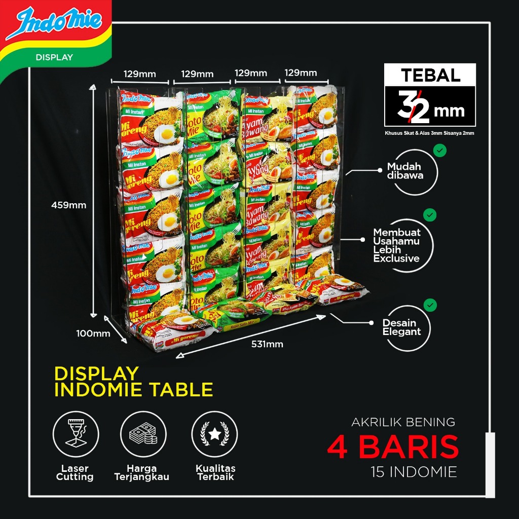 Jual Rak mie untuk di meja muat 20 bungkus | Shopee Indonesia