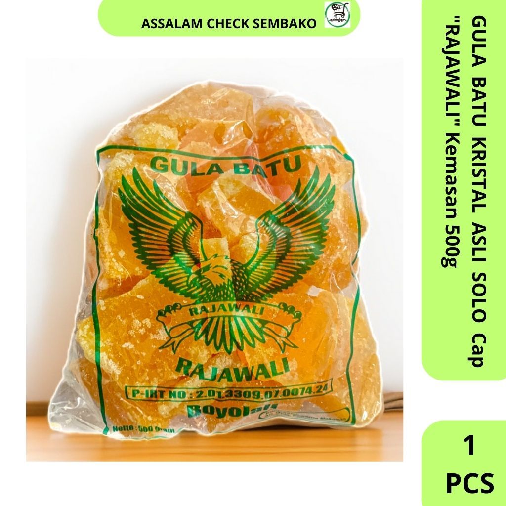 Jual GULA BATU KRISTAL ASLI SOLO Cap RAJAWALI Kemasan 500 gram | Shopee ...