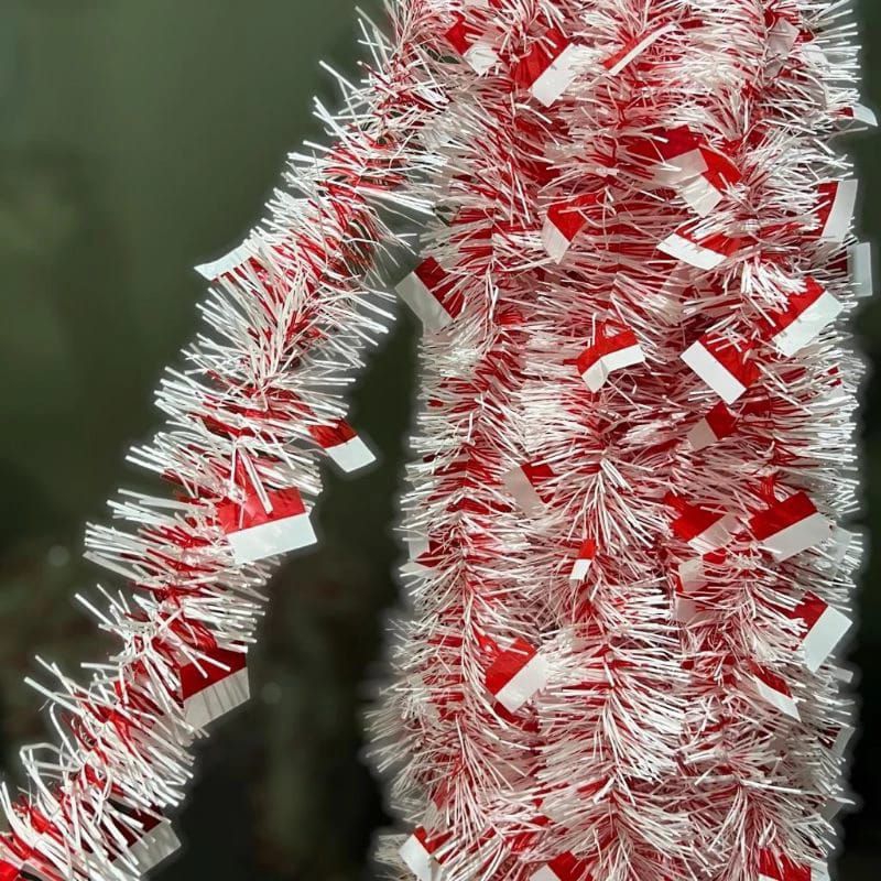 SLINGER TINSEL MERAH PUTIH HIASAN HUT DIRGAHAYU RI 17 AGUSTUS