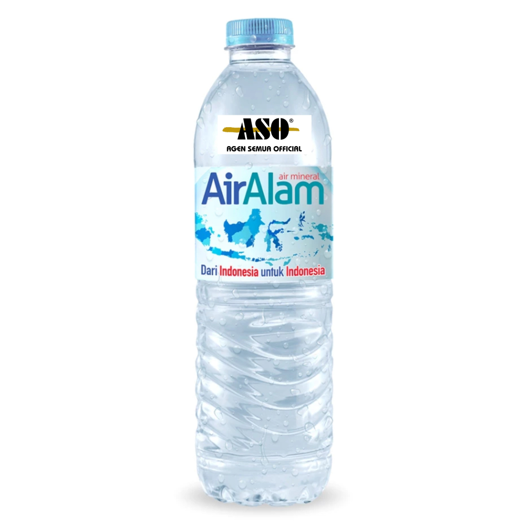 Jual Air mineral air minum Air ALAM aqua 600 ml PROMO !!! | Shopee ...