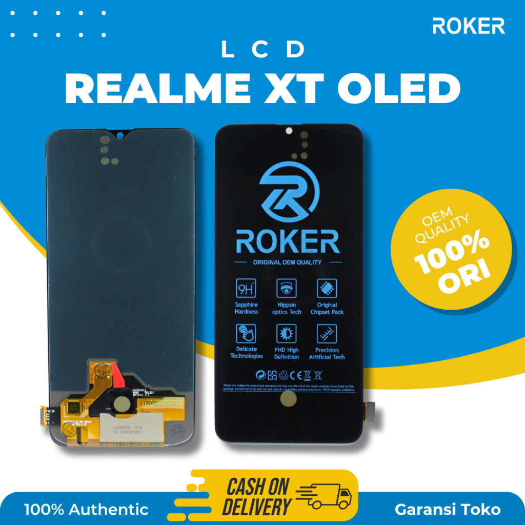 Jual ROKER LCD TOUCHSCREEN REALME XT /X2 / RENO Z OLED FULLSET BY ROKER ...