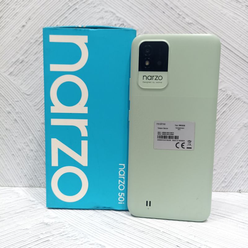 Jual Realme Narzo 50i 4/64 GB Handphone Second Fullset | Shopee Indonesia