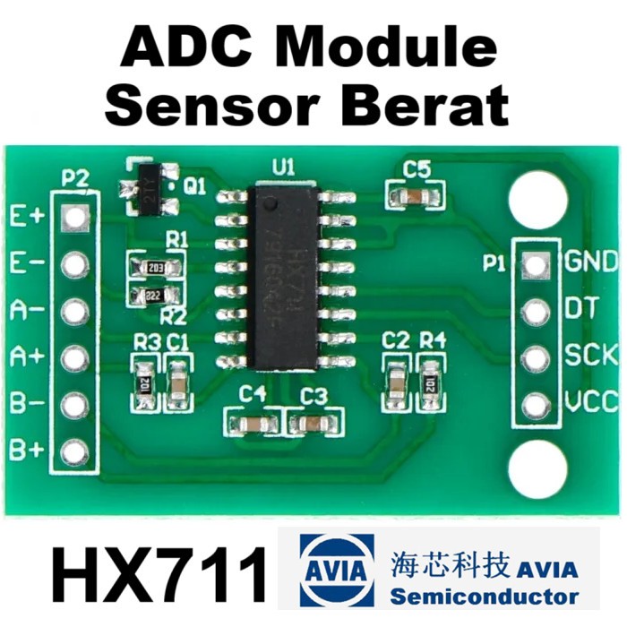 Jual Modul Sensor Berat HX711 HX-711 LoadCell Load Cell Amplifier ...