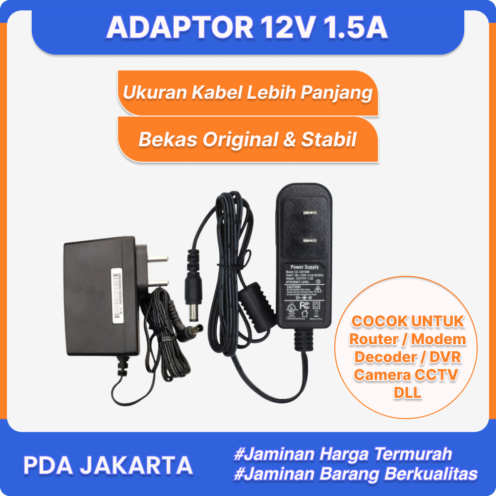 Jual Adaptor V Untuk Wifi Modem Cctv Stb Htb Dan Lain Nya Shopee Indonesia