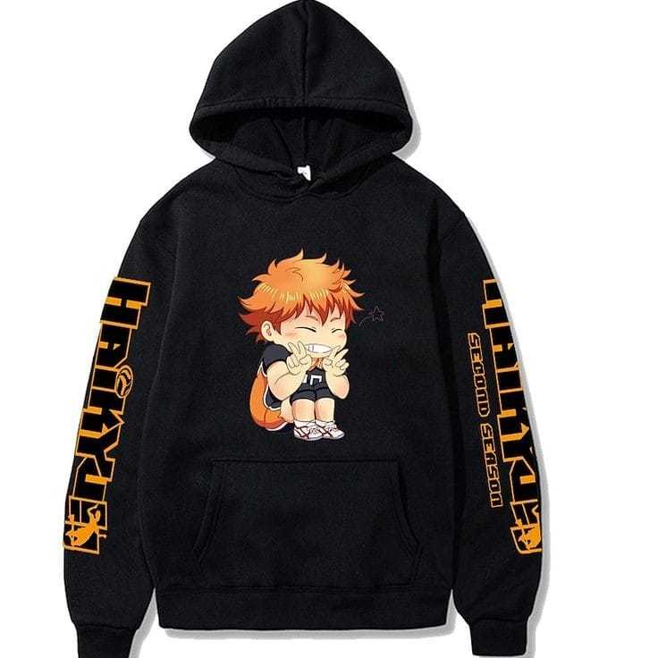 Jaket Hoodie Anime Haikyuu Volleyball Hoodie Kageyama Haikyu