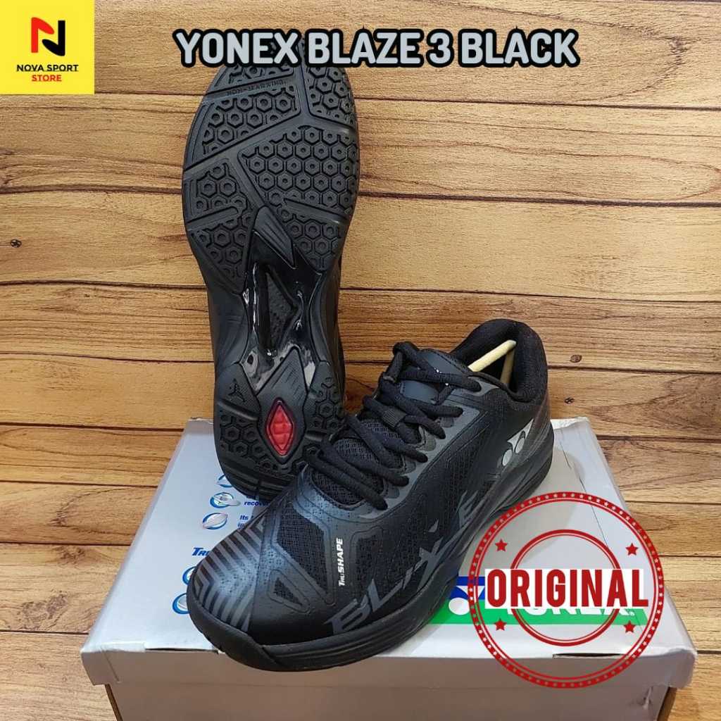 Blaze Yonex Black Shoes Jual Yonex Sepatu Badminton Blaze