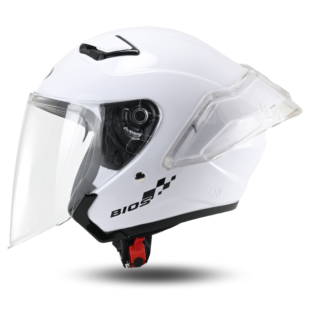 Jual Helm Half Face BIP BIOS Terbaru Paket Ganteng Spoiler 3d Helem ...