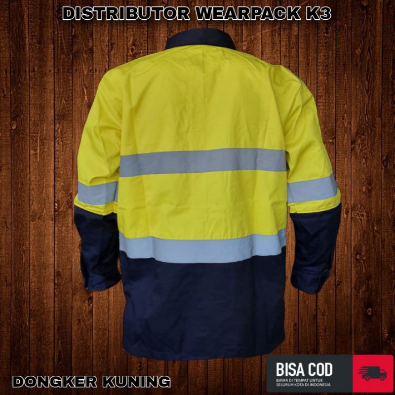 Jual Wearpack Kerja Atasan / Wearpack Safety Atasan Lengan Panjang ...