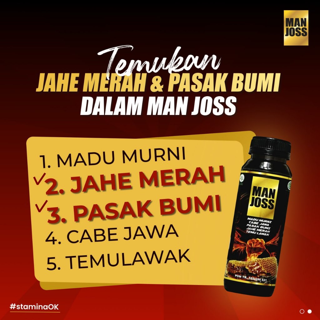 MAN JOSS 250 ml - Untuk Stamina Pria