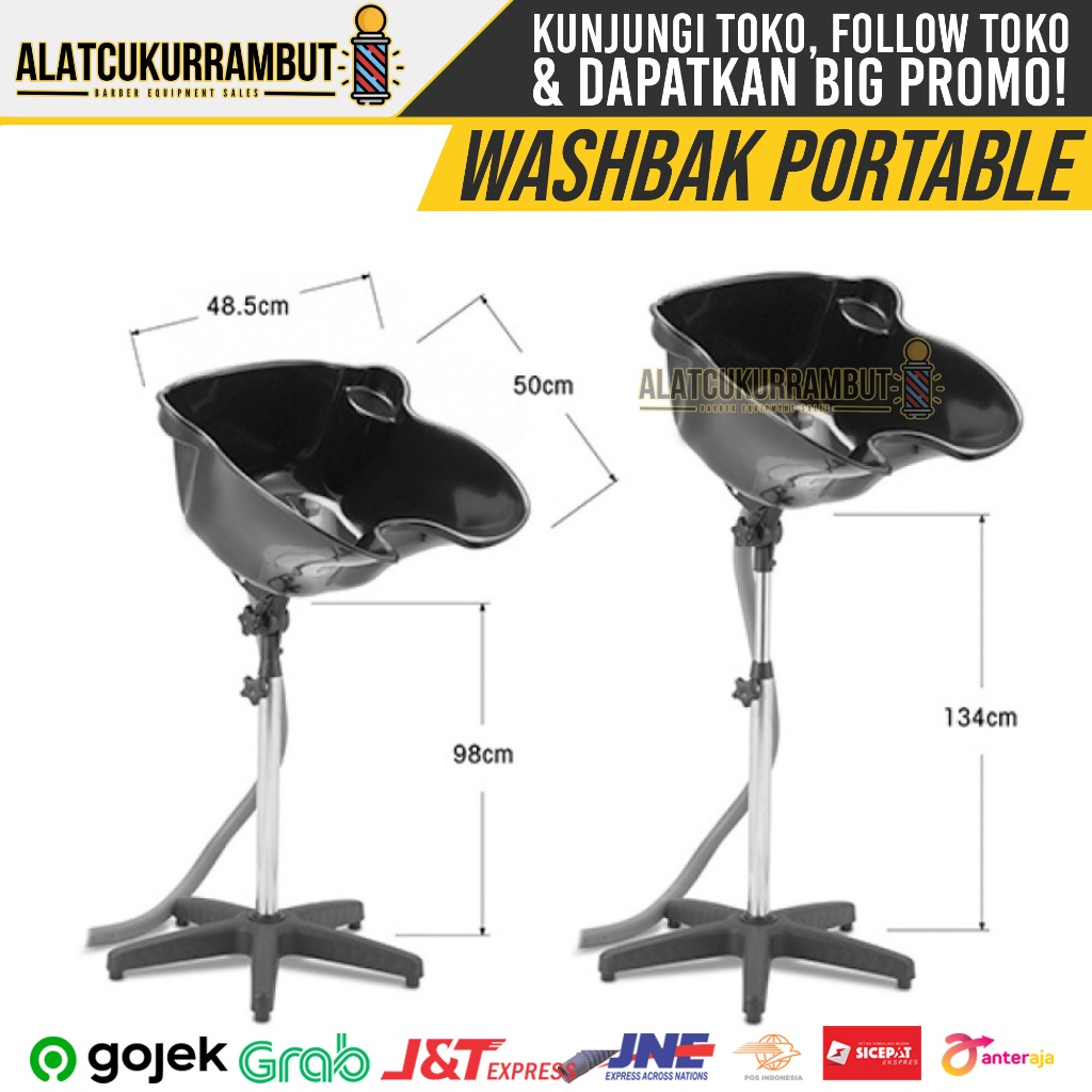 Jual Washbak Wastafel Bak Tempat Kursi Keramas Portable Cuci Rambut ...