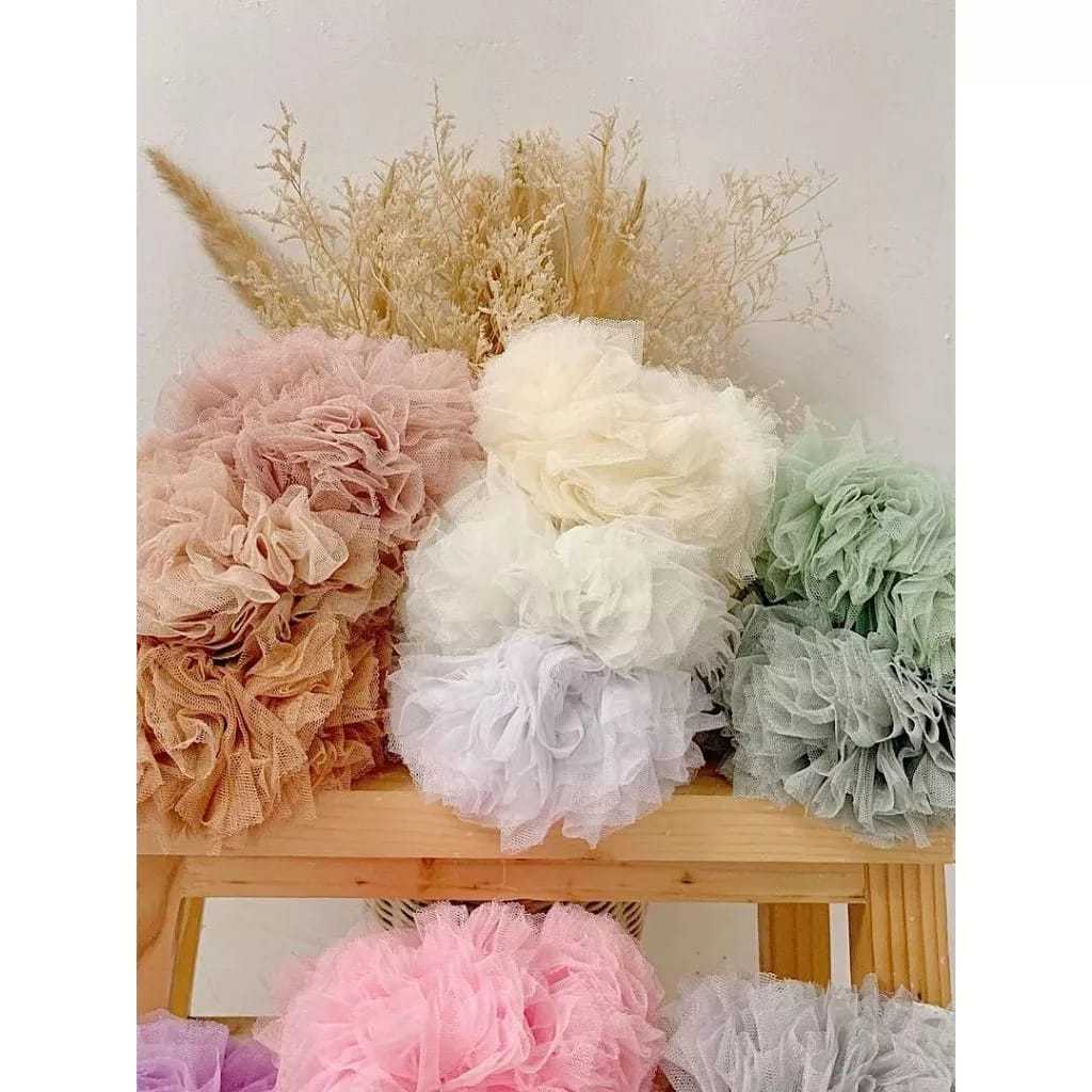 Jual READY Scrunchie Ikat Rambut Cepol Hijab / Cepolan Tile Hijab ...