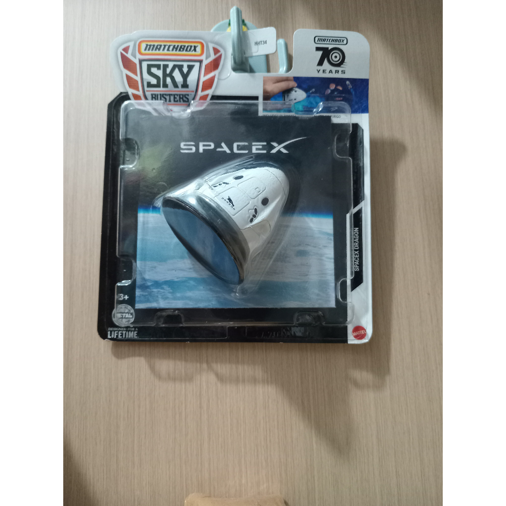 Matchbox Spacex Dragon Sky Busters Nasa Capsula Ma0 | Cuotas sin interés