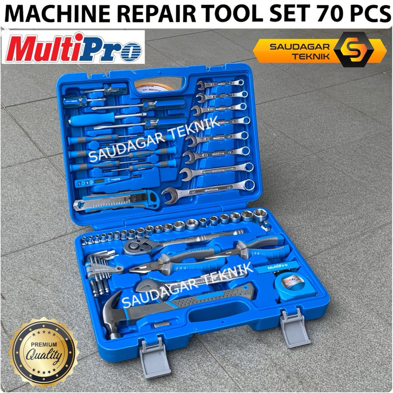 Jual Multipro Tool Set 70 Pcs Mechanic Tool Kit Set Mekanik Toolkit ...