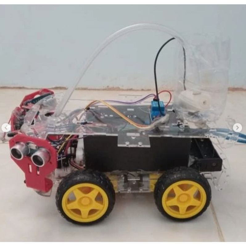 Jual Robot pemadam api line follower menggunakan Android Control ...
