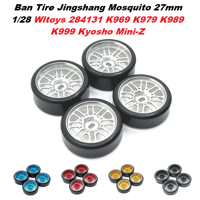 Neumáticos De Rueda A Control Remoto, Accesorios De Modelo De Automóvil, Material De Neumático De Goma Apto Para WLtoys 1/28 RC K969 K989 K999 P929 4WD Short Pool Drift Off-Road Rally