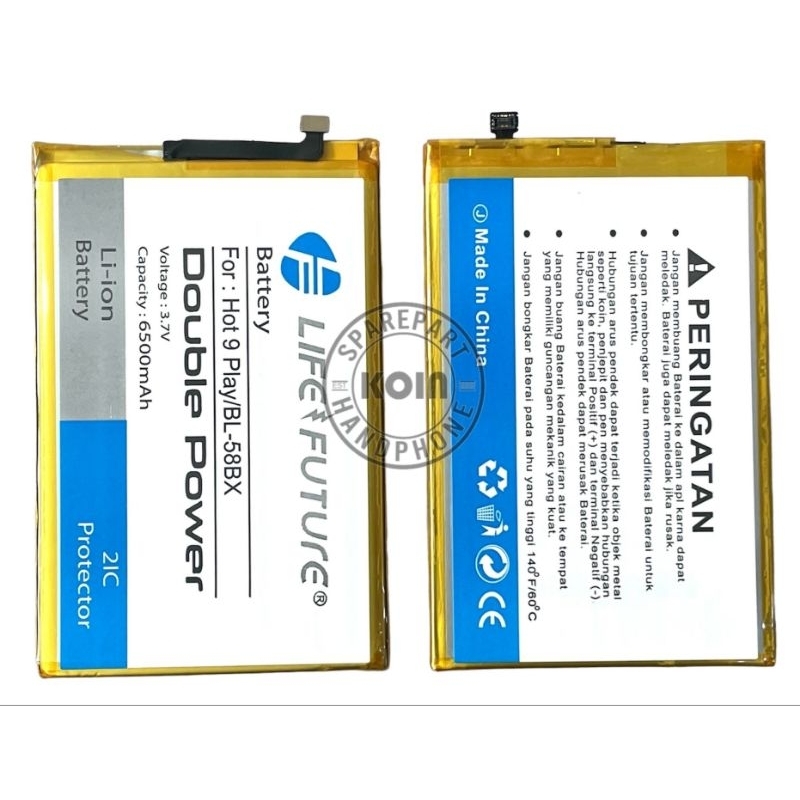 Jual BATERAI/BATRE/BATTERY INFINIX HOT PLAY/HOT 10 PLAY/HOT 10S