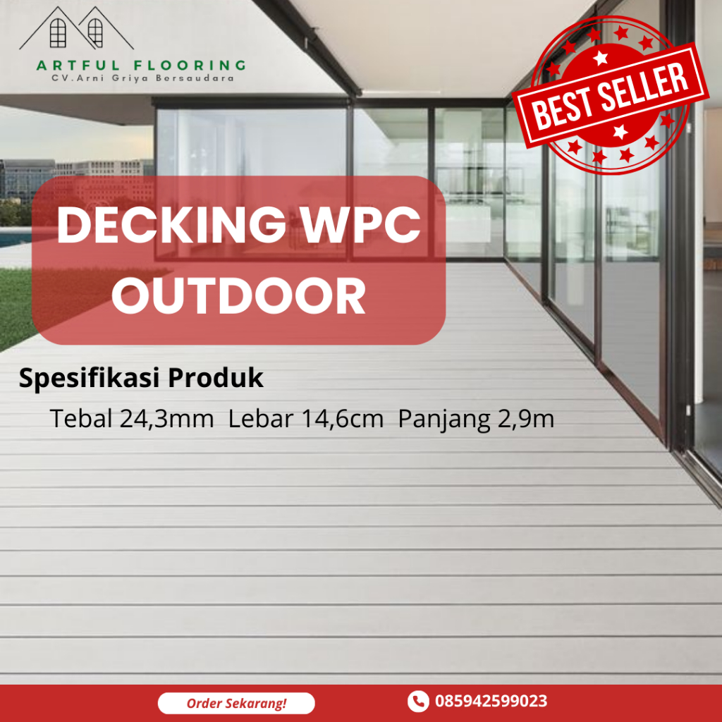 Jual Decking Wpc Outdoor Feijin Tipe Qy Lantai Kayu Kolam Decking Lantai Kayu Taman Shopee